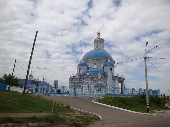 Церковь в посёлке Тельма. Иркутская область