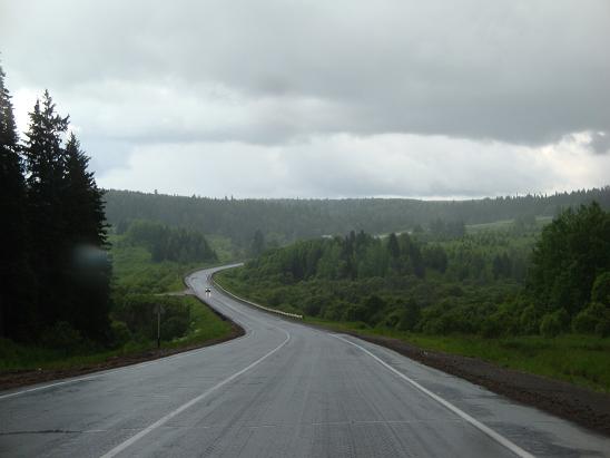 Трасса в Кемерово