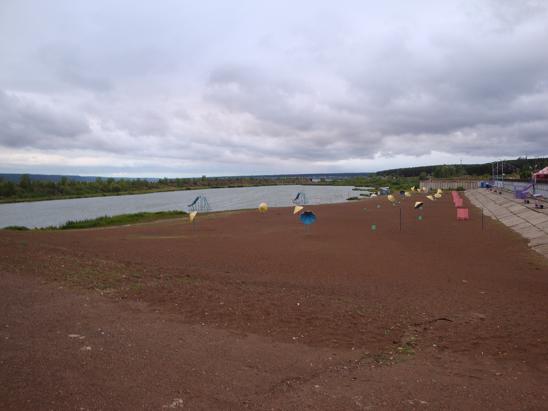 Городской пляж в Набережных Челнах