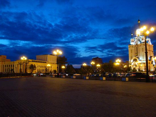 Ночной Хабаровск