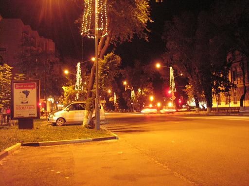 Ночной Благовещенск