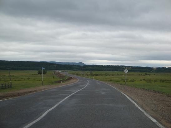 Трасса после города Улёты. Читинская область