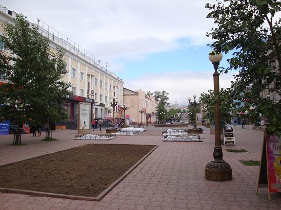 Пешеходная улица в Улан-Удэ