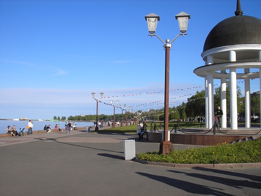 Онежская набережная Петрозаводска