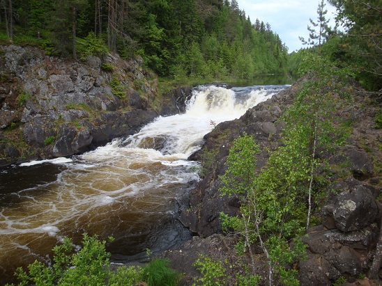 Водопад Кивач. Карелия