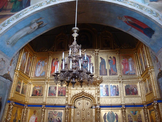 Соловецкий монастырь. В Благовещенской надвратной церкви
