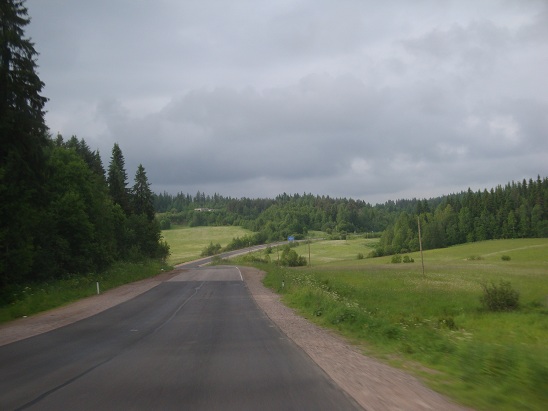 Дорога в Рускеалу. Карелия