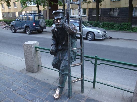 Памятник фонарщику. Санкт-Петербург