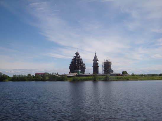 Прибытие на остров Кижи