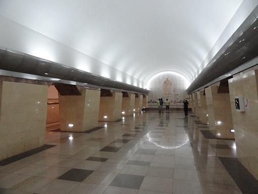 Алматинский метрополитен. Станция Абая