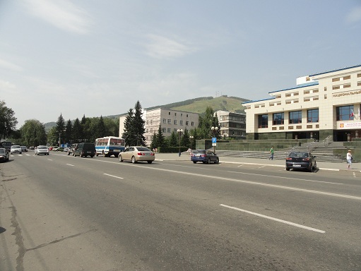 В центре алтайской столицы